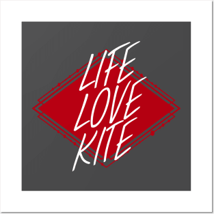 Life love kite Posters and Art